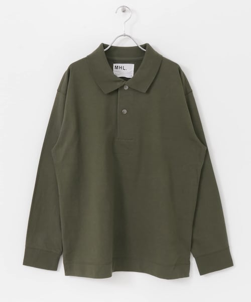 MHL.(エムエイチエル)の「MHL. MATT COTTON JERSEY(その他・メンズ・024 CCL/181 KHAKI・M/L)」の4枚目の写真
