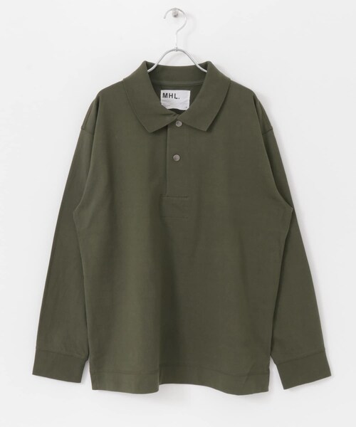 MHL.(エムエイチエル)の「MHL. MATT COTTON JERSEY(その他・メンズ・024 CCL/181 KHAKI・M/L)」の2枚目の写真