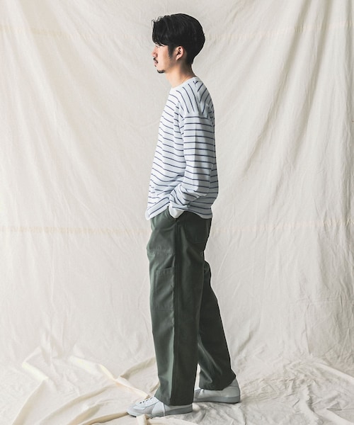 MILLER（ミラー）の「『別注』Miller×URBAN RESEARCH ワッフルボーダーT-SHIRTS（その他・メンズ・WHITE/GREY H/BLUE GREY・M/L）」の9枚目の写真