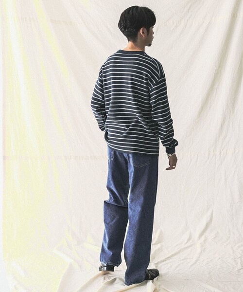 MILLER（ミラー）の「『別注』Miller×URBAN RESEARCH ワッフルボーダーT-SHIRTS（その他・メンズ・WHITE/GREY H/BLUE GREY・M/L）」の20枚目の写真
