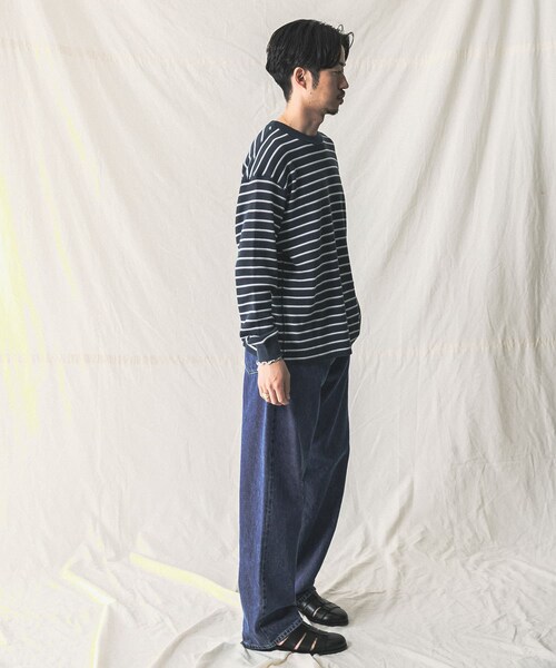 MILLER（ミラー）の「『別注』Miller×URBAN RESEARCH ワッフルボーダーT-SHIRTS（その他・メンズ・WHITE/GREY H/BLUE GREY・M/L）」の21枚目の写真