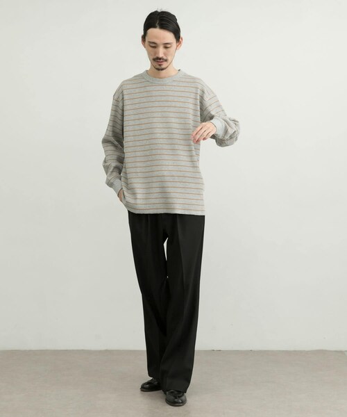 MILLER（ミラー）の「『別注』Miller×URBAN RESEARCH ワッフルボーダーT-SHIRTS（その他・メンズ・WHITE/GREY H/BLUE GREY・M/L）」の16枚目の写真