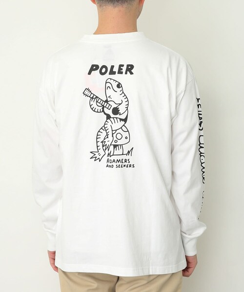 POLeR（ポーラー）の「POLeR OUT MI SWAMP RELAXFIT LONG-SLEEVE（その他・メンズ・BLACK/WHITE・M/L）」の5枚目の写真