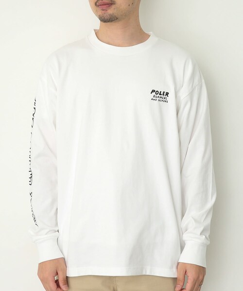 POLeR（ポーラー）の「POLeR OUT MI SWAMP RELAXFIT LONG-SLEEVE（その他・メンズ・BLACK/WHITE・M/L）」の3枚目の写真