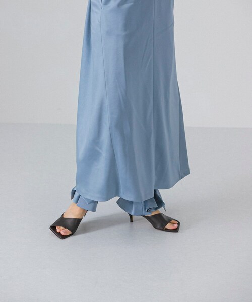 rito structure(リトストラクチャー)の「rito structure SATIN CAMISOLE DRESS(その他・レディース・BLUE/BLACK・1)」の3枚目の写真