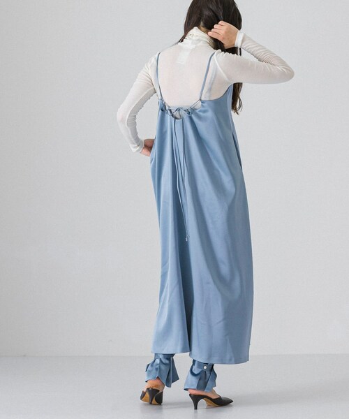 rito structure(リトストラクチャー)の「rito structure SATIN CAMISOLE DRESS(その他・レディース・BLUE/BLACK・1)」の5枚目の写真