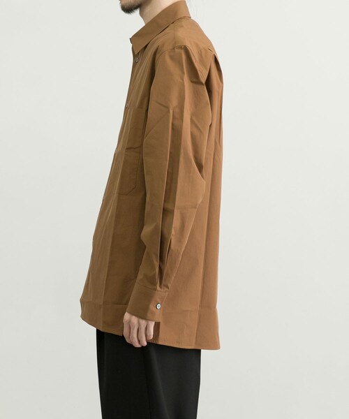 STUDIO NICHOLSON サイズ1 ブラウン Studio Nicholson View Boxy Oversized Shirt Brown