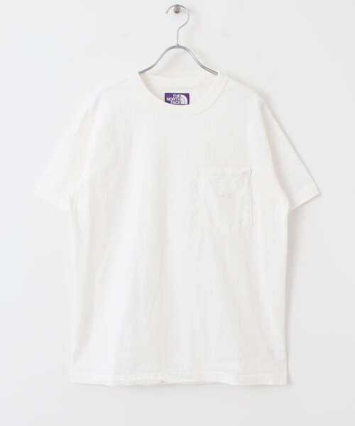 THE NORTH FACE PURPLE LABEL（ザ ノースフェイス パープルレーベル）の「THE NORTH FACE PURPLE LABEL 7oz H/S Pocket Tee（その他・メンズ・OW O.White/DR Gry/Blu・M/L）」の3枚目の写真