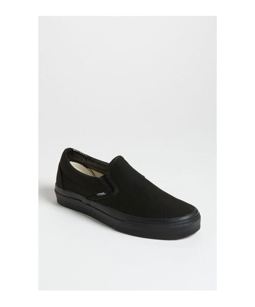 VANS(バンズ)の「Vans 'Classic' Sneaker (Women)(スニーカー・レディース・Black/Black・5.5 M/5 M/11 M)」の2枚目の写真