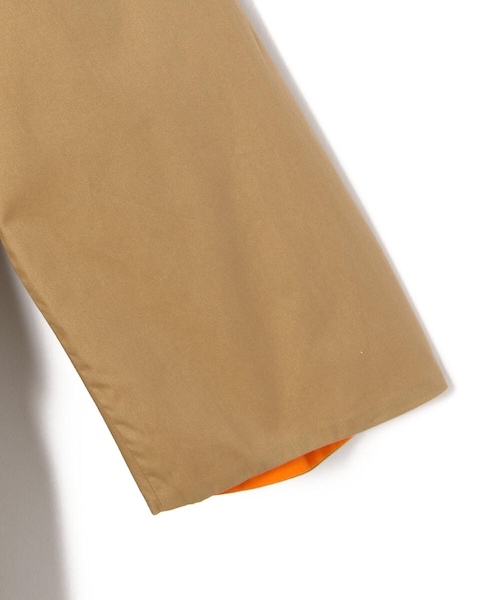 Toironier（トワロニエ）の「Toironier/トワロニエ/Reversible Coat/リバーシブルコート（ジャケット/アウター・メンズ・BEIGE/D/GREEN・F）」の7枚目の写真