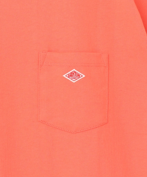 DANTON（ダントン）の「DANTON POCKET T-SHIRTS SHORT-SLEEVE（その他・レディース・PINK/WHITE/LEMON/GREIGE/COALGREY・36）」の16枚目の写真