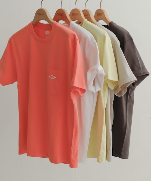 DANTON（ダントン）の「DANTON POCKET T-SHIRTS SHORT-SLEEVE（その他・レディース・PINK/WHITE/LEMON/GREIGE/COALGREY・36）」の9枚目の写真