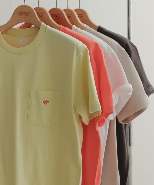 DANTON（ダントン）の「DANTON POCKET T-SHIRTS SHORT-SLEEVE（その他・レディース・PINK/WHITE/LEMON/GREIGE/COALGREY・36）」の8枚目の写真