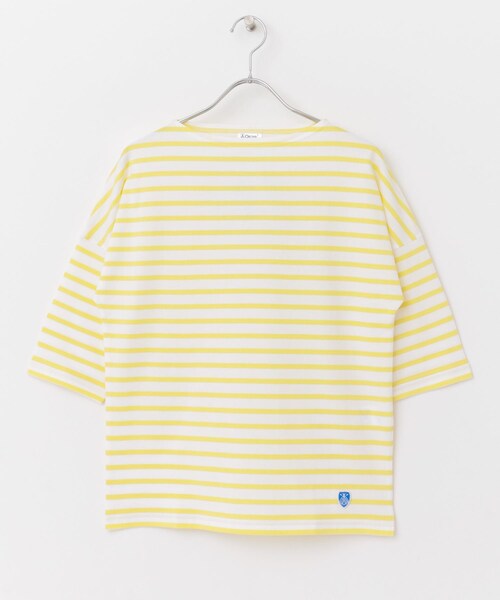 ORCIVAL（オーシバル）の「ORCIVAL ドロップショルダーボーダープルオーバー（その他・レディース・WHT×YEL/WHT×SAX/WHT×MOCHA/WHT×MARIN/MARINE×WH・1）」の10枚目の写真