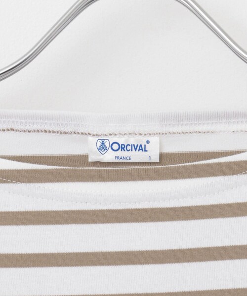 ORCIVAL（オーシバル）の「ORCIVAL ドロップショルダーボーダープルオーバー（その他・レディース・WHT×YEL/WHT×SAX/WHT×MOCHA/WHT×MARIN/MARINE×WH・1）」の15枚目の写真