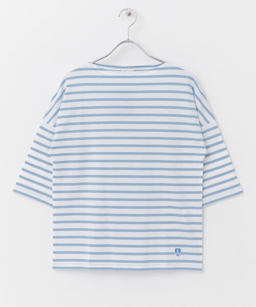 ORCIVAL（オーシバル）の「ORCIVAL ドロップショルダーボーダープルオーバー（その他・レディース・WHT×YEL/WHT×SAX/WHT×MOCHA/WHT×MARIN/MARINE×WH・1）」の11枚目の写真