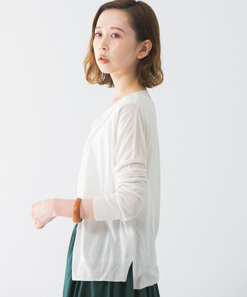 ROSSO ウォッシャブルカーディガン URBAN RESEARCH ROSSO WOMEN（アーバンリサーチ ロッソ）の