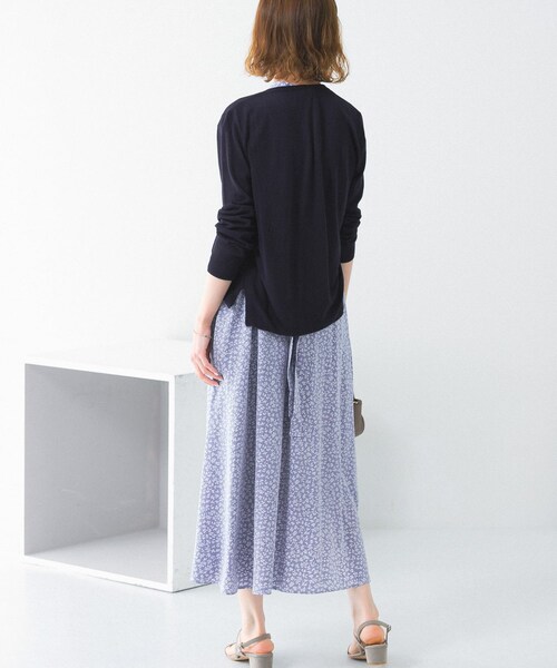 ROSSO ウォッシャブルカーディガン　BLACK URBAN RESEARCH ROSSO WOMEN（アーバンリサーチ ロッソ）の
