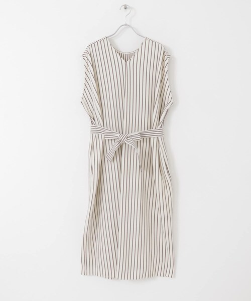 rito structure（リトストラクチャー）の「rito structure STRIPE JERSEY DRESS（その他・レディース・WHT・2）」の2枚目の写真