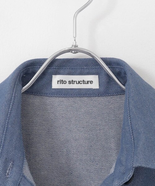 rito structure（リトストラクチャー）の「rito structure RECYCLE COTTON DENIM JACKET（その他・レディース・IVY/BLU・2）」の7枚目の写真