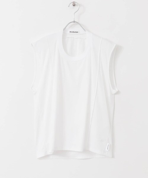 rito structure（リトストラクチャー）の「rito structure SLEEVELESS TOP（その他・レディース・GRY/WHT/BLK/BRN・2）」の2枚目の写真
