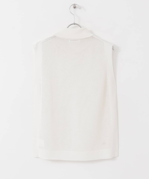 rito structure（リトストラクチャー）の「rito structure SLEEVELESS MESH KNIT（その他・レディース・BLK/WHT・2）」の9枚目の写真