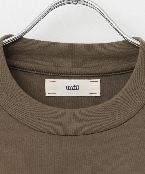 UNFIL（アンフィル）の「unfil organic cotton 5XL t-shirts（その他・レディース・vanilla/taupe・1）」の5枚目の写真