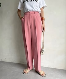 DouDou | タックセンタープレスパンツ(その他パンツ)