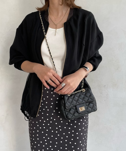 DouDou（ドゥドゥ）の「シアー切替ブルゾン（ブルゾン）」 - WEAR