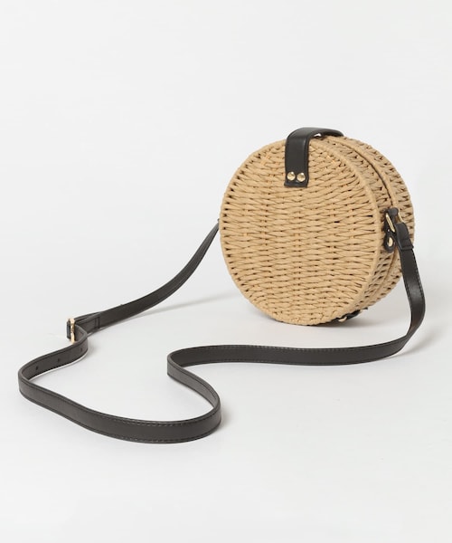 KBF+(ケービーエフプラス)の「KBF+ サークルかごBAG∴(その他・レディース・WHITE/NATURAL・one)」の7枚目の写真