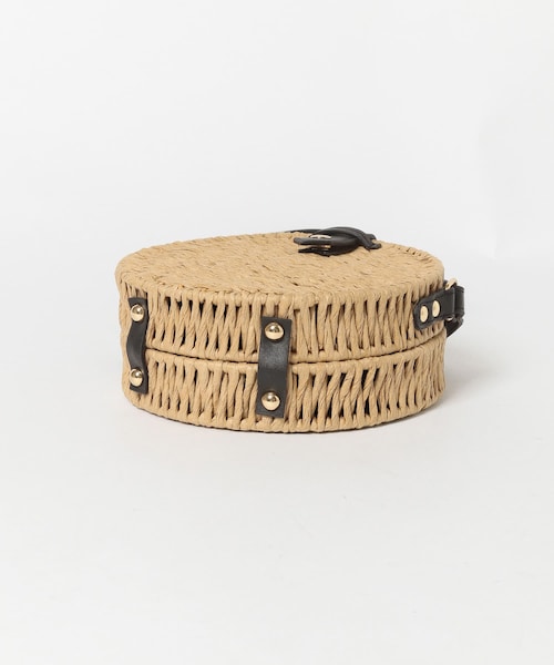 KBF+(ケービーエフプラス)の「KBF+ サークルかごBAG∴(その他・レディース・WHITE/NATURAL・one)」の8枚目の写真