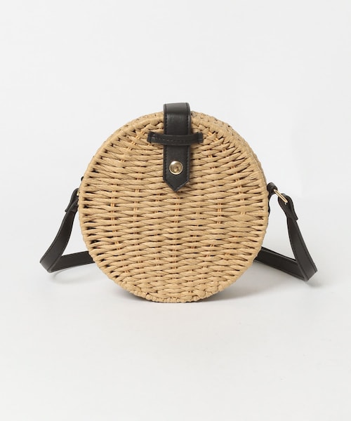 KBF+(ケービーエフプラス)の「KBF+ サークルかごBAG∴(その他・レディース・WHITE/NATURAL・one)」の6枚目の写真