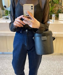 one after another NICE CLAUP | 【Sygne. 】ミラー・ポーチ付バニティーショルダー(ショルダーバッグ)