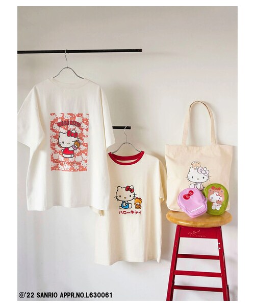 Green　Parks（グリーンパークス）の「キティ&チャム/Tシャツ（トップス・A/B・F）」の9枚目の写真