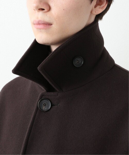 ジャケット・アウター DOUBLE CLOTH LIGHT MELTON COLLAR COAT DOUBLE CLOTH LIGHT MELTON SOUTIEN COLLAR COAT (A21AC02LM