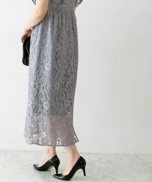 kaene（カエン）の「kaene 総レースマキシワンピース∴（その他・レディース・SAX/BLACK/BRICK/PURPLE・FREE）」の15枚目の写真