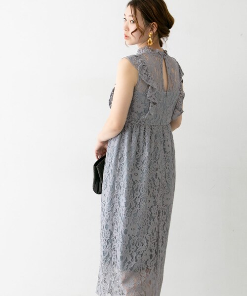 kaene（カエン）の「kaene 総レースマキシワンピース∴（その他・レディース・SAX/BLACK/BRICK/PURPLE・FREE）」の17枚目の写真