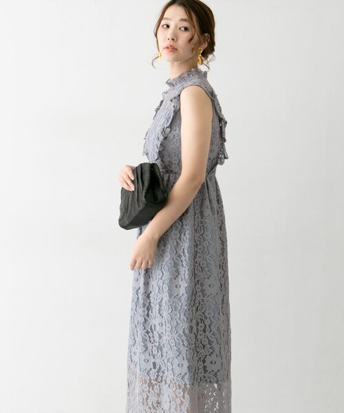 kaene（カエン）の「kaene 総レースマキシワンピース∴（その他・レディース・SAX/BLACK/BRICK/PURPLE・FREE）」の16枚目の写真