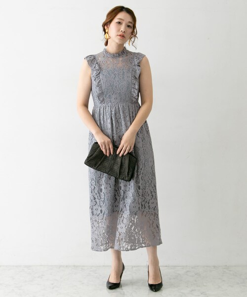 kaene（カエン）の「kaene 総レースマキシワンピース∴（その他・レディース・SAX/BLACK/BRICK/PURPLE・FREE）」の18枚目の写真