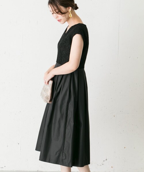 kaene(カエン)の「kaene kaene レース×メモリーワンピース∴(その他・レディース・BLACK/BLUE・FREE)」の3枚目の写真