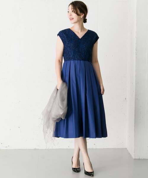 kaene(カエン)の「kaene kaene レース×メモリーワンピース∴(その他・レディース・BLACK/BLUE・FREE)」の7枚目の写真
