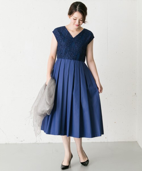 kaene(カエン)の「kaene kaene レース×メモリーワンピース∴(その他・レディース・BLACK/BLUE・FREE)」の8枚目の写真