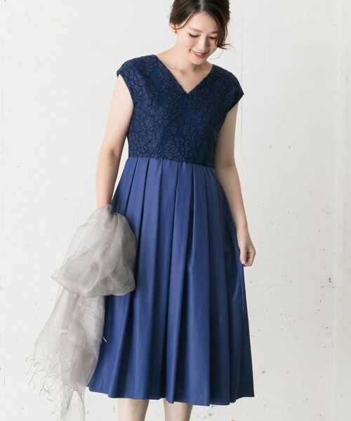 kaene(カエン)の「kaene kaene レース×メモリーワンピース∴(その他・レディース・BLACK/BLUE・FREE)」の6枚目の写真