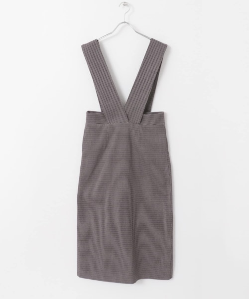 KBF+（ケービーエフプラス）の「KBF+ ガングラブチェックジャンパースカート∴（その他・レディース・GRAY/GREEN/PURPLE・one）」の16枚目の写真