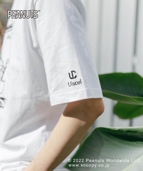 Uiscel(ユイセル)の「『別注』SNOOPY×Uiscel T-SHIRTS A(その他・メンズ・WHITE/BLACK・M/L)」の5枚目の写真