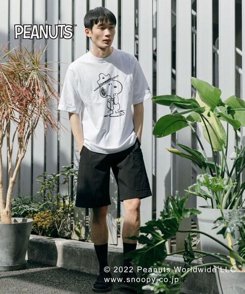 Uiscel(ユイセル)の「『別注』SNOOPY×Uiscel T-SHIRTS A(その他・メンズ・WHITE/BLACK・M/L)」の6枚目の写真