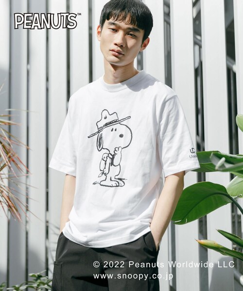 Uiscel(ユイセル)の「『別注』SNOOPY×Uiscel T-SHIRTS A(その他・メンズ・WHITE/BLACK・M/L)」の3枚目の写真