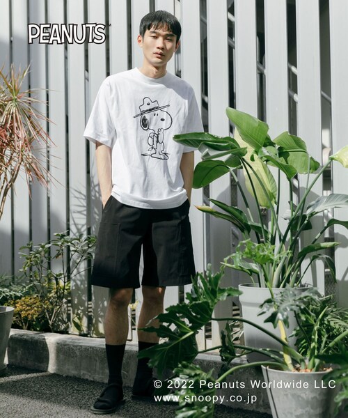 Uiscel(ユイセル)の「『別注』SNOOPY×Uiscel T-SHIRTS A(その他・メンズ・WHITE/BLACK・M/L)」の7枚目の写真