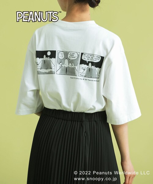 Uiscel(ユイセル)の「『別注』SNOOPY×Uiscel T-SHIRTS B(その他・メンズ・WHITE/BLACK・M/L)」の10枚目の写真
