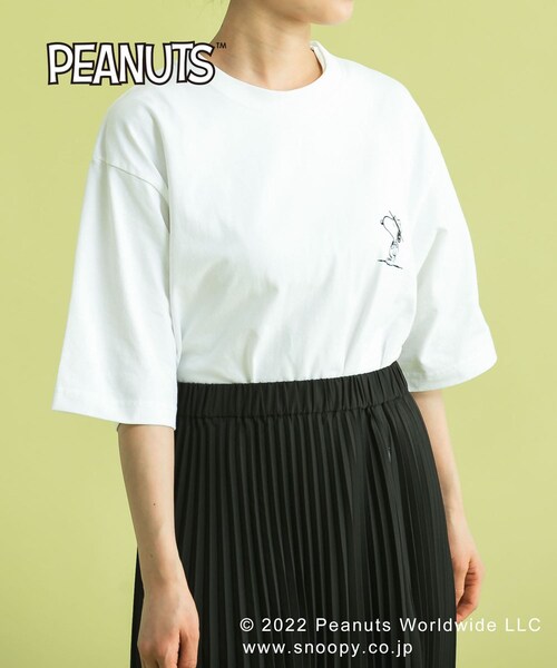 Uiscel(ユイセル)の「『別注』SNOOPY×Uiscel T-SHIRTS B(その他・メンズ・WHITE/BLACK・M/L)」の9枚目の写真